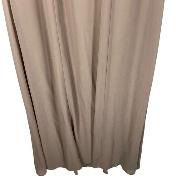 Show Me Your Mumu‎ Tan Lauren Tie Maxi Dress Women’s Size Small Wedding formal - Picture 2 of 12